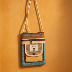 Himalayan Hemp Multicolor Sling Pouch