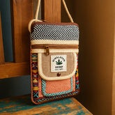 Himalayan Hemp Mixed Pattern Sling Pouch