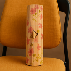 Floral Blossom Bamboo Clutch