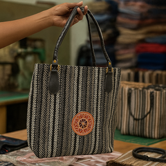 Chevron Classic Handloom Tote Bag