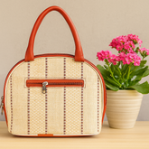 Jute-Style Handbag – Elegant Daily Tote
