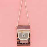 Himalayan Hemp Pink Sling Pouch – Eco Tribal Handcrafted Bag