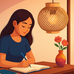 Spiral Weave Bamboo Pendant Light – Minimalist Artistic Lamp