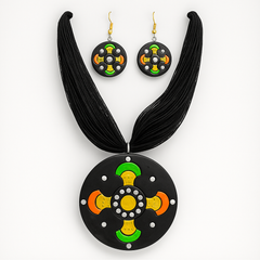 Handcrafted Tribal Necklace & Earring Set