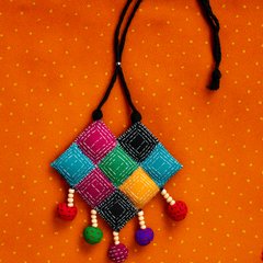 Multicolor Patchwork Handmade Necklace