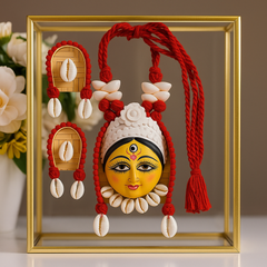 Decorative Devi Pendant Necklace Set