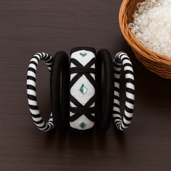 Black & White Designer Bangle Set
