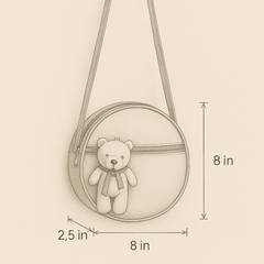 Teddy Sling Bag – Black Tribal Fun