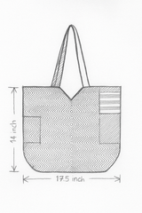 Multicolor Himalayan Hemp Patch Tote Bag