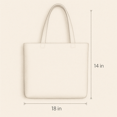 Ethnic Elephant Embroidered Jute Tote Bag