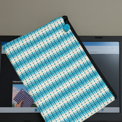 Aqua Weave Handcrafted Jute Zipper Pouch