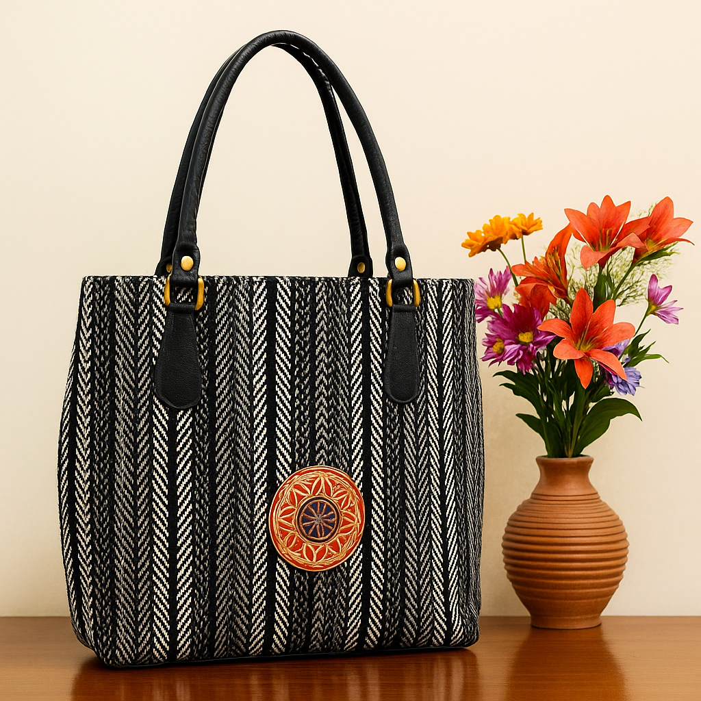 Chevron Classic Handloom Tote Bag