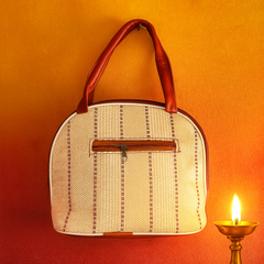 Jute-Style Handbag – Elegant Daily Tote