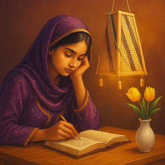 Classic Tapered Bamboo Hanging Lamp – Handwoven Elegance