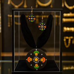 Handcrafted Tribal Necklace & Earring Set