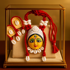 Decorative Devi Pendant Necklace Set